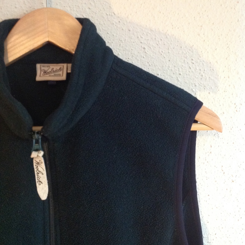 Woolrich Polartec Wmn Hunter Green Zip Fleece Vest